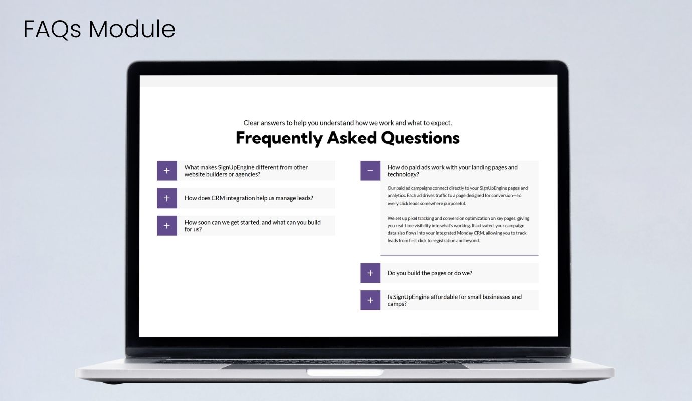 FAQs Module