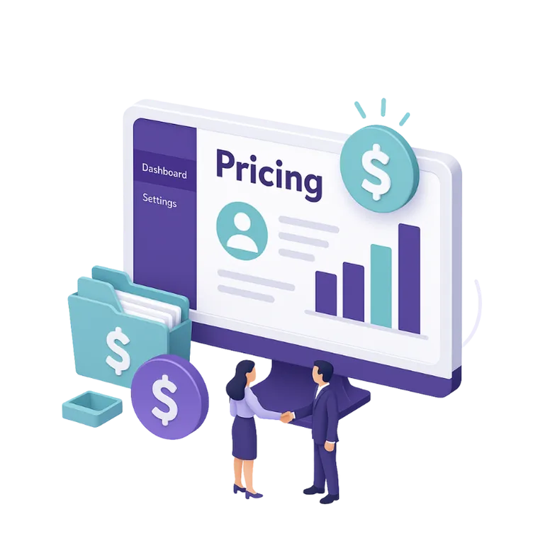 pricing infographic showing profit